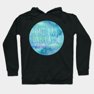 One Day, One Cause Dark Watercolor Hoodie